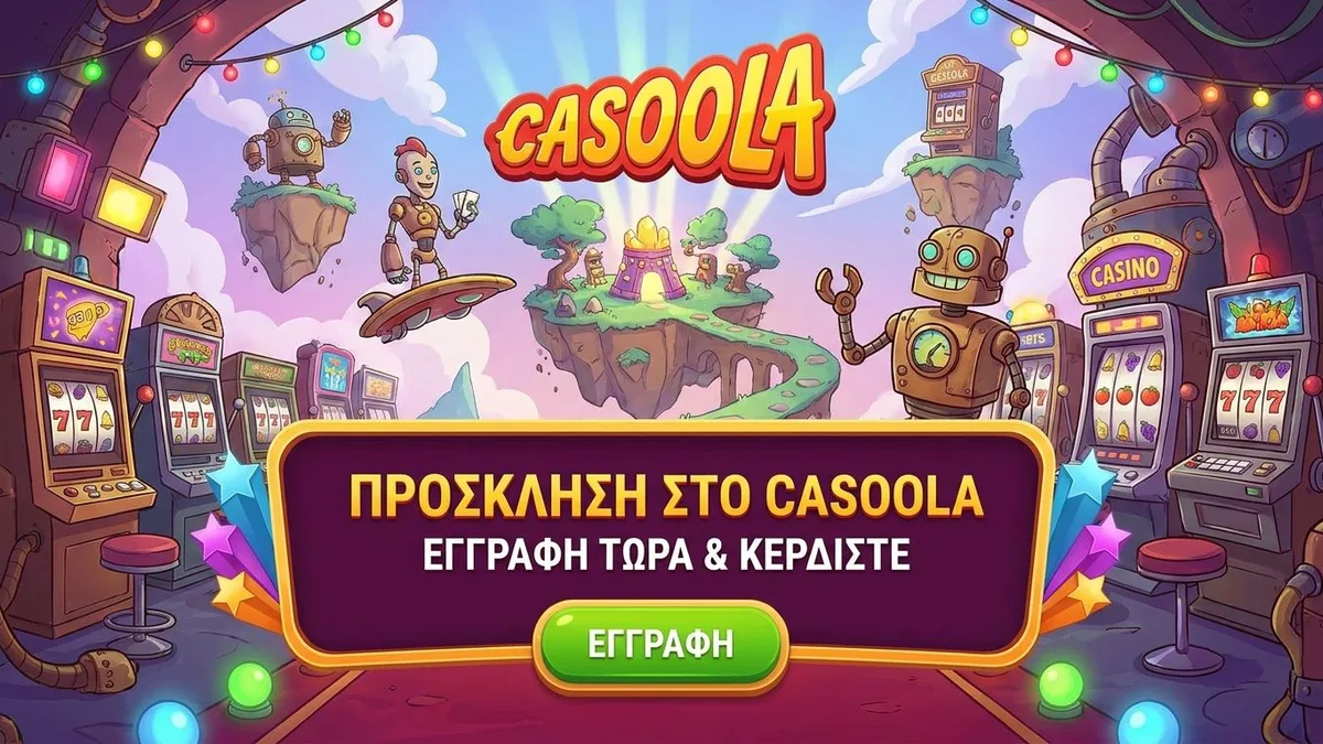 Εγγραφή με μπόνους στο Casoola